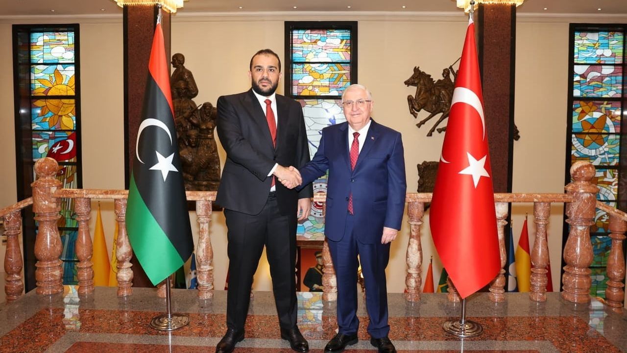 Bakan Güler, Libya Savunma Bakan Vekili Tümgeneral Abdusselam Zubi'yi kabul etti