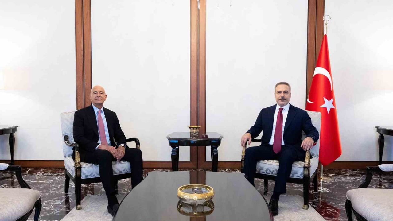 Bakan Hakan Fidan, ABD Suriye Özel Temsilcisi Tom Barrack'ı Ankara'da Kabul Etti
