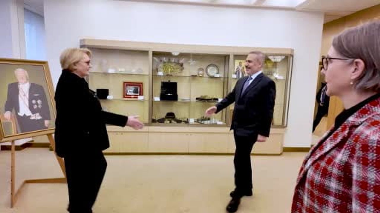 Bakan Hakan Fidan, Vilnius'ta Litvanya Meclis Başkan Yardımcısı Rasa Budbergyt ile görüştü