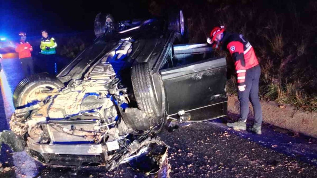 Balıkesir'de İzmir-İstanbul Otoyolu'nda trafik kazası: 4 yaralı