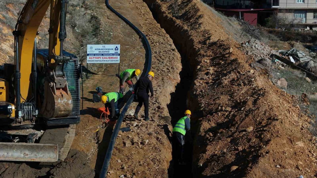 Başkan Çerçioğlu: Karacasu Ataeymir’de 2 bin 800 metre içme suyu hattı 4 milyon 800 bin TL’ye yenileniyor