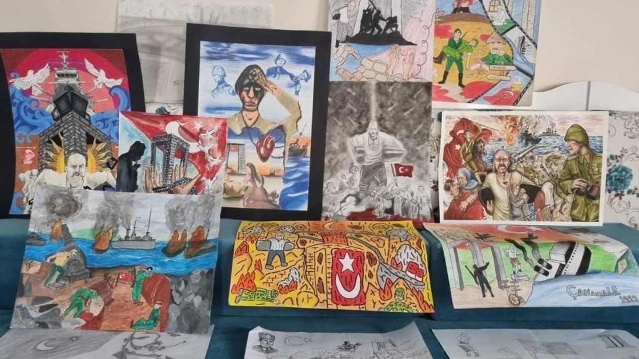 Bayburt’ta Ortaokul Öğrencilerine Yönelik 'Çanakkale' Konulu Resim, Şiir ve Hikâye Yarışması