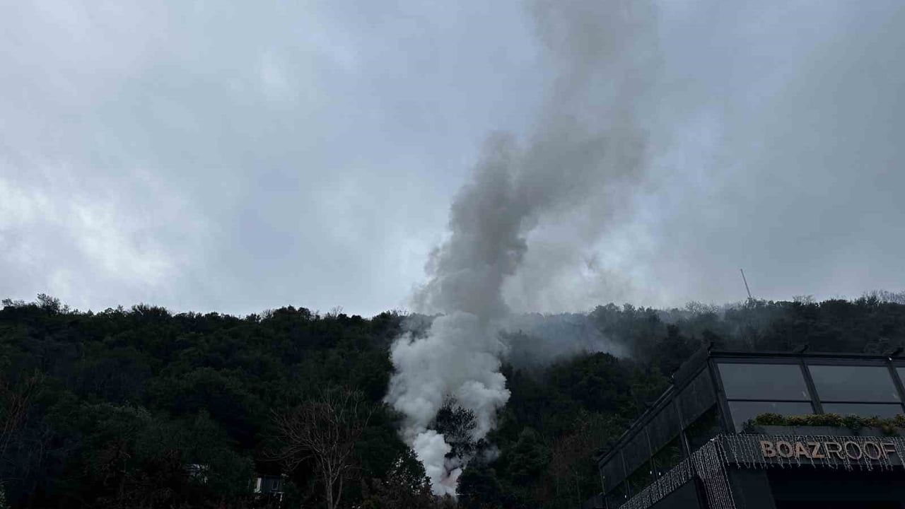 Beşiktaş Kuruçeşme'de restoran müştemilatında çıkan yangın kontrol altına alındı