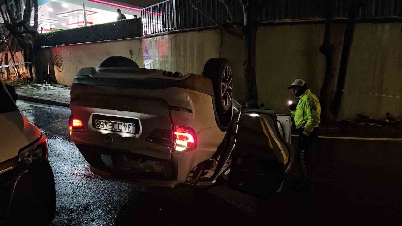 Beşiktaş'ta alkollü sürücünün karıştığı kaza: 2 yaralı