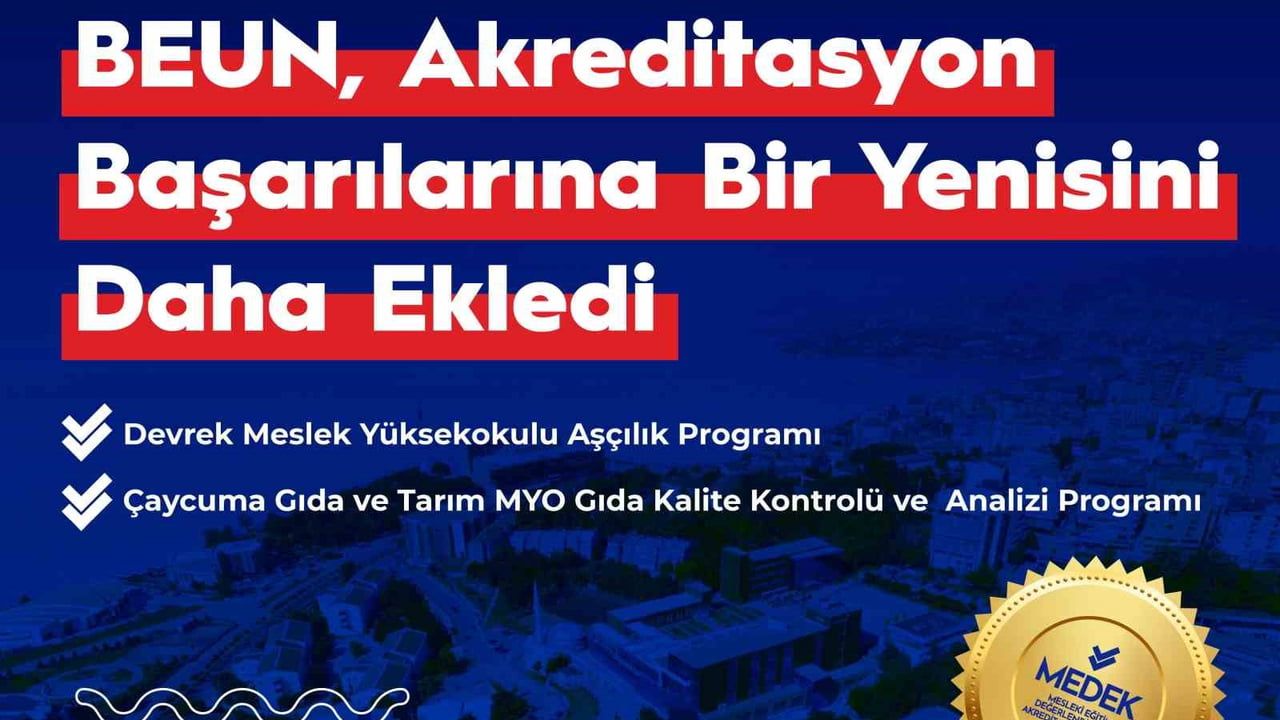 BEUN’un iki meslek yüksekokulu programı MEDEK akreditasyonu aldı