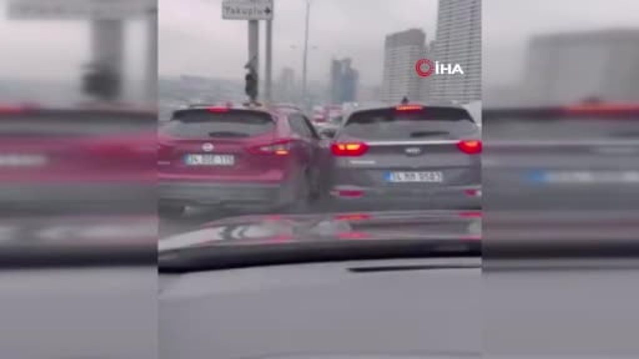 Beylikdüzü E-5 Haramidere'de 'kaynak' tartışması kavgaya dönüştü