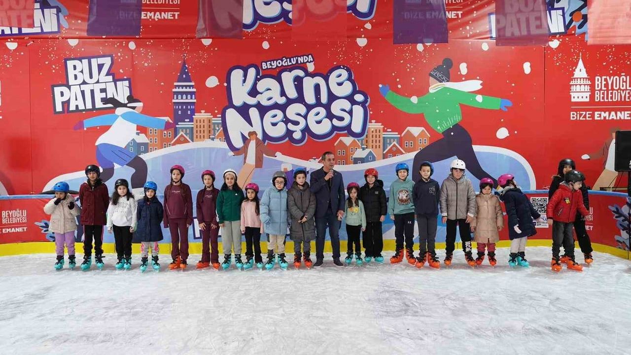 Beyoğlu'nda 6–14 Yaş Çocuklara Ücretsiz Buz Pisti: Yarıyıl Tatili Etkinliği