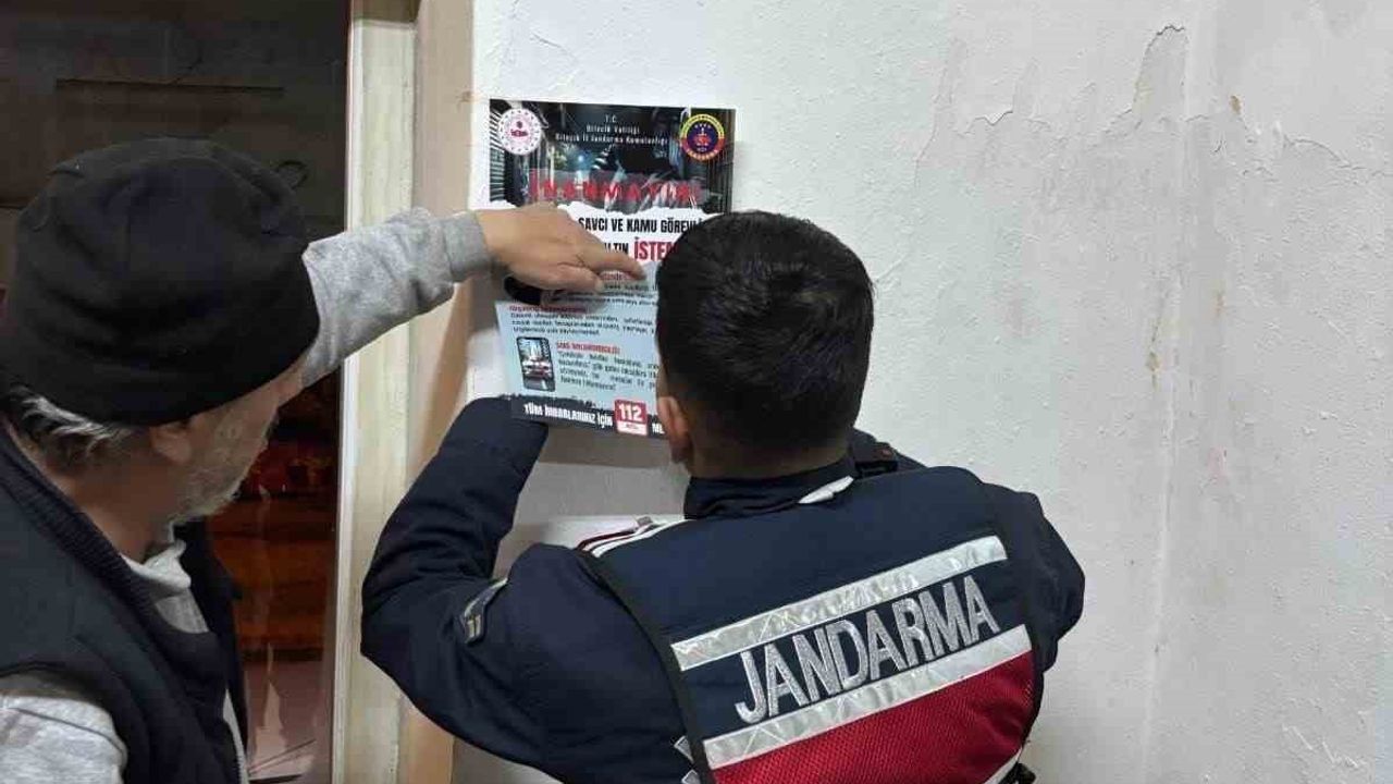 Bilecik jandarma ekipleri Harmanköy köy kahvesinde dolandırıcılık uyarısı