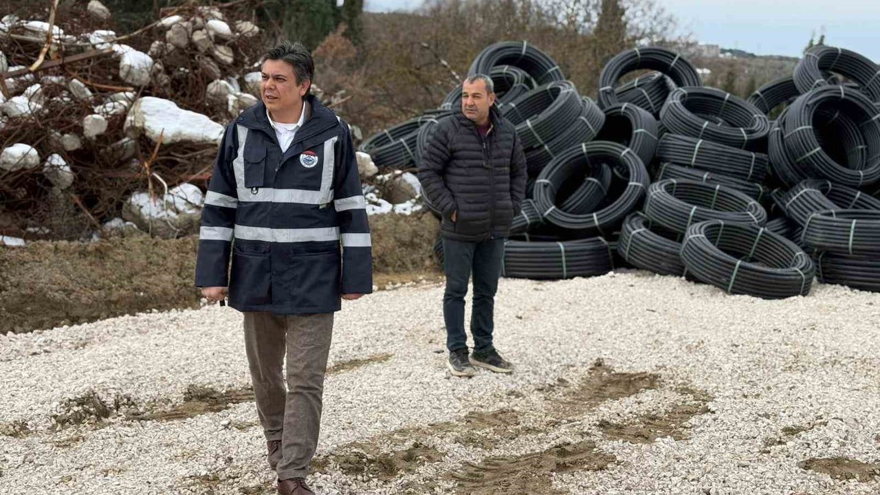 Bilecik Söğüt’te 'Altyapı Projesi'nde ilk adım: İlk borular teslim alındı ve onaylandı