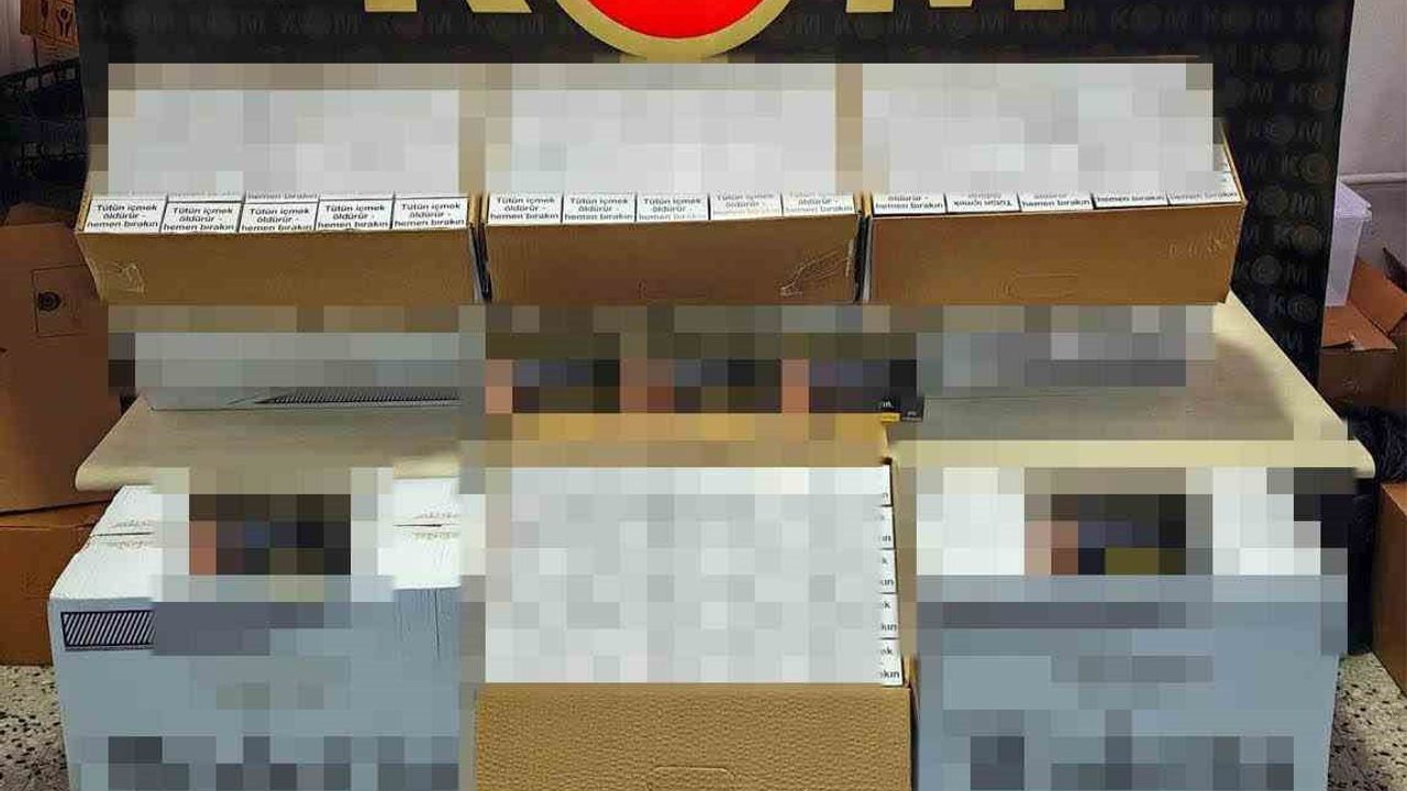 Bilecik’te durdurulan araçta 100 bin boş makaron ele geçirildi