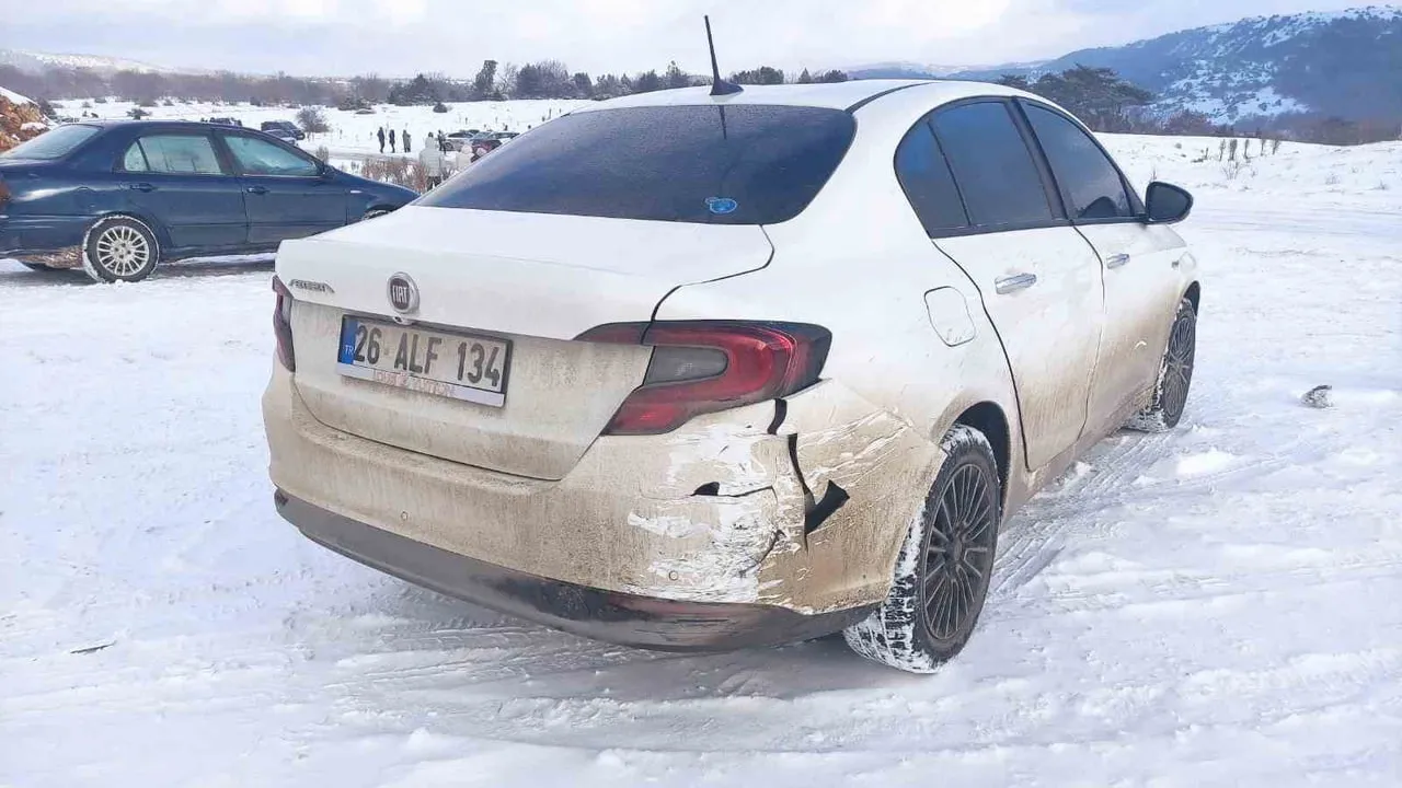 Bilecik’te kontrolden çıkan otomobilin çarpması sonucu 1 kişi yaralandı