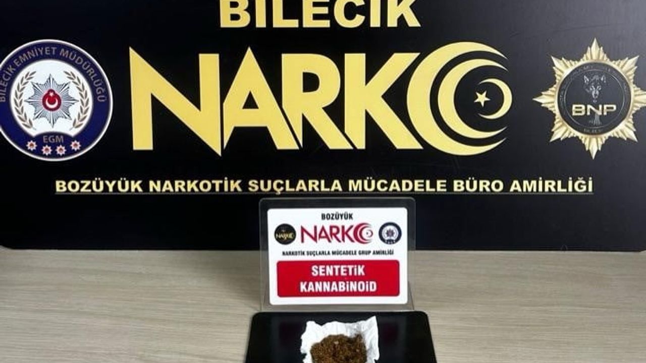 Bilecik’te narkotik operasyonu: sentetik kannabinoid ele geçirildi