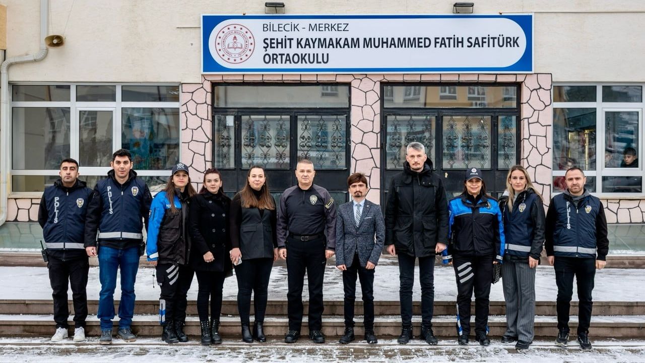 Bilecik’te okul güvenliği toplantısı: Emniyet Müdürü Gökalp Şener öğretmenlerle buluştu