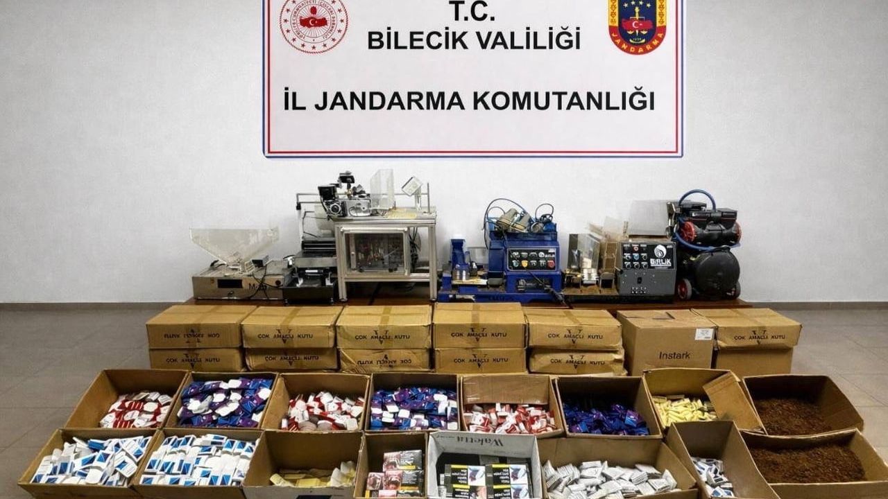 Bilecik’te Osmaneli’de 126 bin 840 makaron ele geçirildi