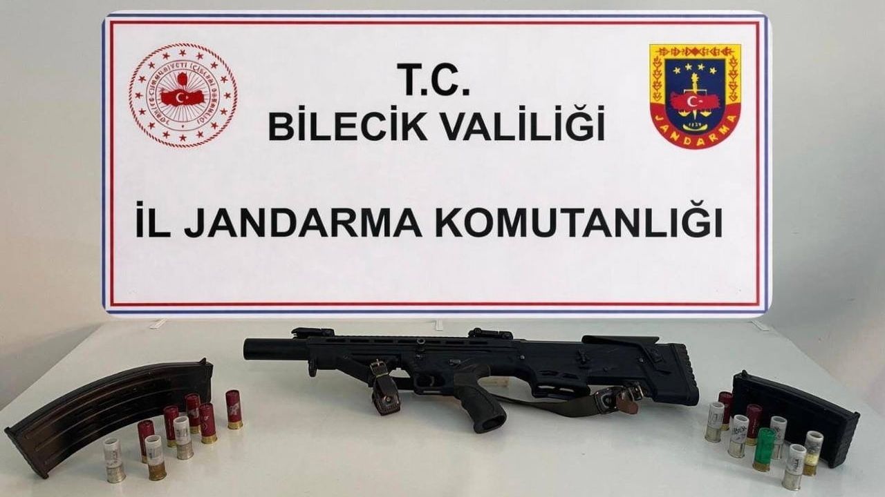 Bilecik’te ruhsatsız tüfek bulunduran sürücüye 8 bin 195 TL idari para cezası