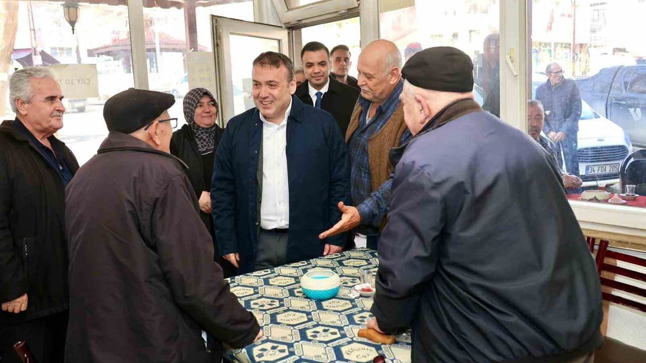 Bilecik Valisi Faik Oktay Sözer İnhisar'da esnaf ve vatandaşlarla buluştu