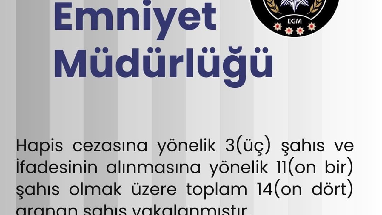 Bingöl'de Bir Haftada 14 Aranan Şahıs Yakalandı