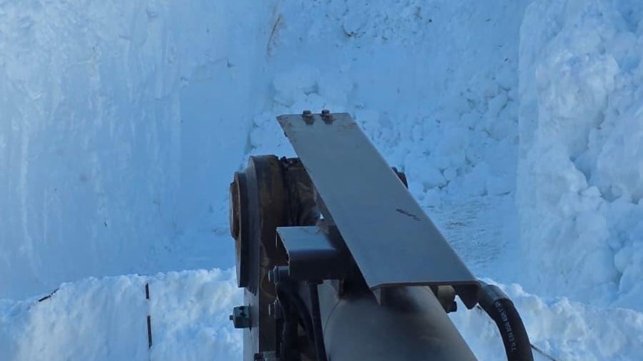 Bitlis'te köy yolları karla mücadeleyle tek tek açılıyor