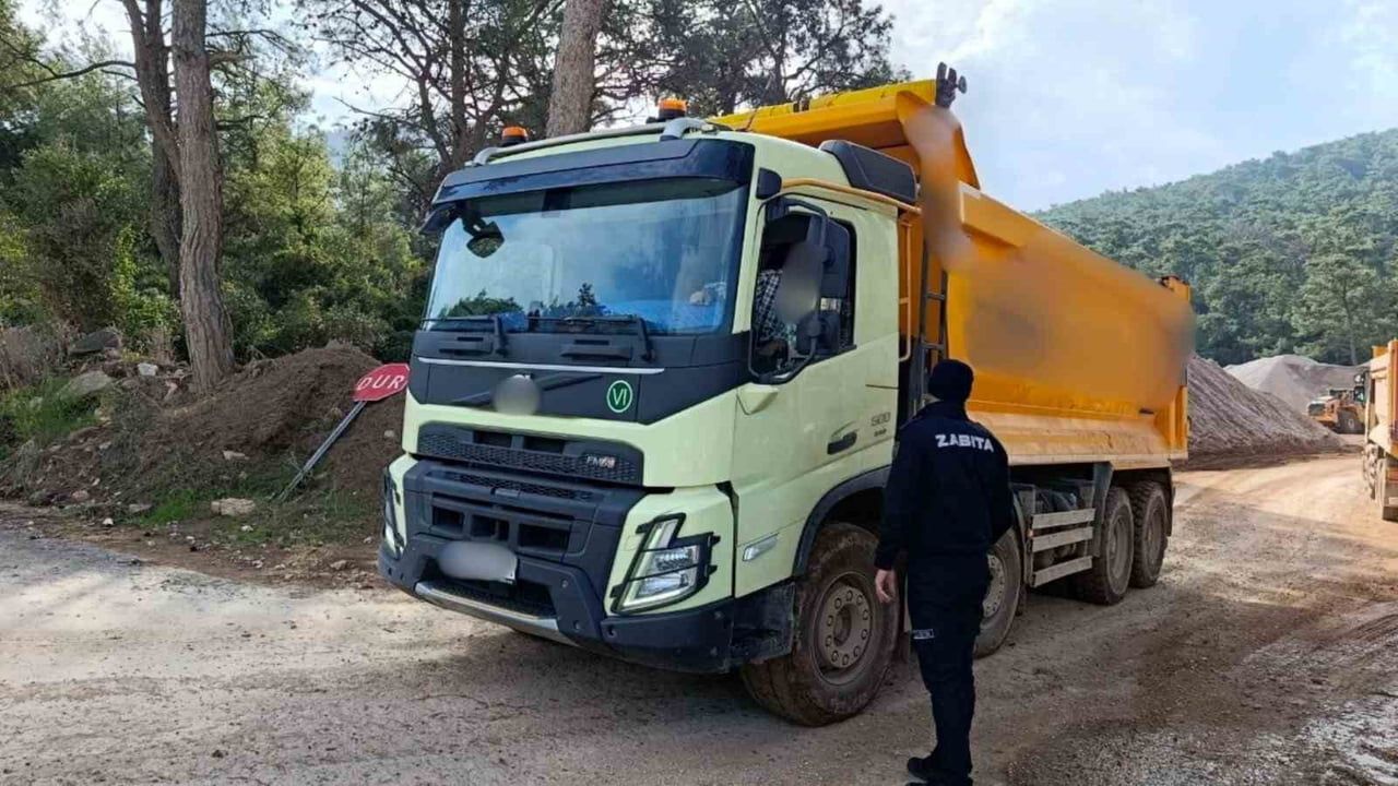 Bodrum'da inşaat atığı dökenlere 418 bin 705 Türk lirası idari para cezası