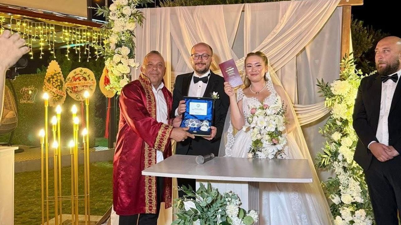 Bozdoğan'da 2025'te 161 çiftin nikahı gerçekleştirildi