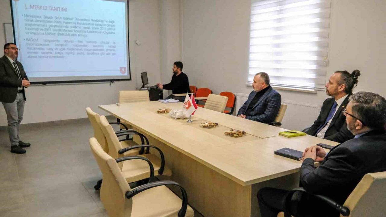 BŞEÜ Rektörü Kaplancıklı, Üniversitenin Araştırma Merkezlerinde İncelemelerde Bulundu