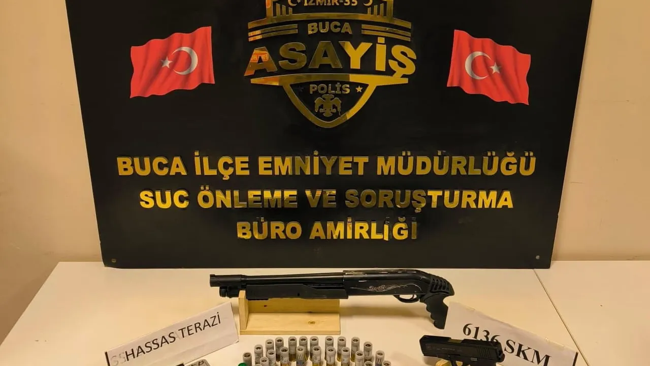 Buca'da silah operasyonunda 1 kişi gözaltına alındı