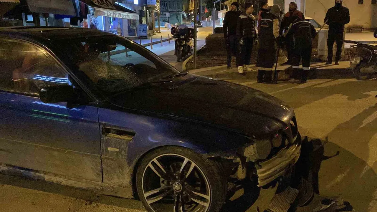 Burdur'da alkollü sürücü kaza sonrası ehliyetini kaybettiğini söyleyip polise teslim etti