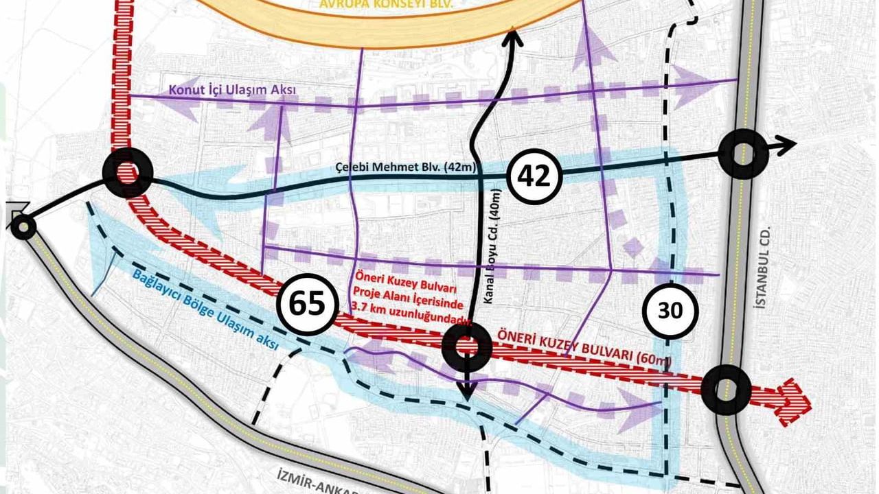 Bursa'da 380 hektarlık ekolojik kentsel dönüşüm: 29 km uzunluğunda Kuzey Bulvarı planı