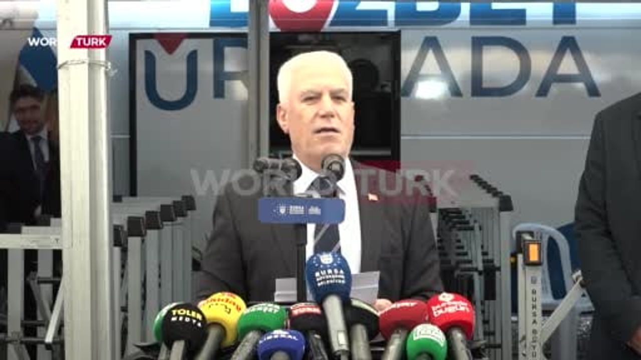 Bursa'da Başkan Bozbey'e yönelik saldırı girişimi güvenlik kamerasında