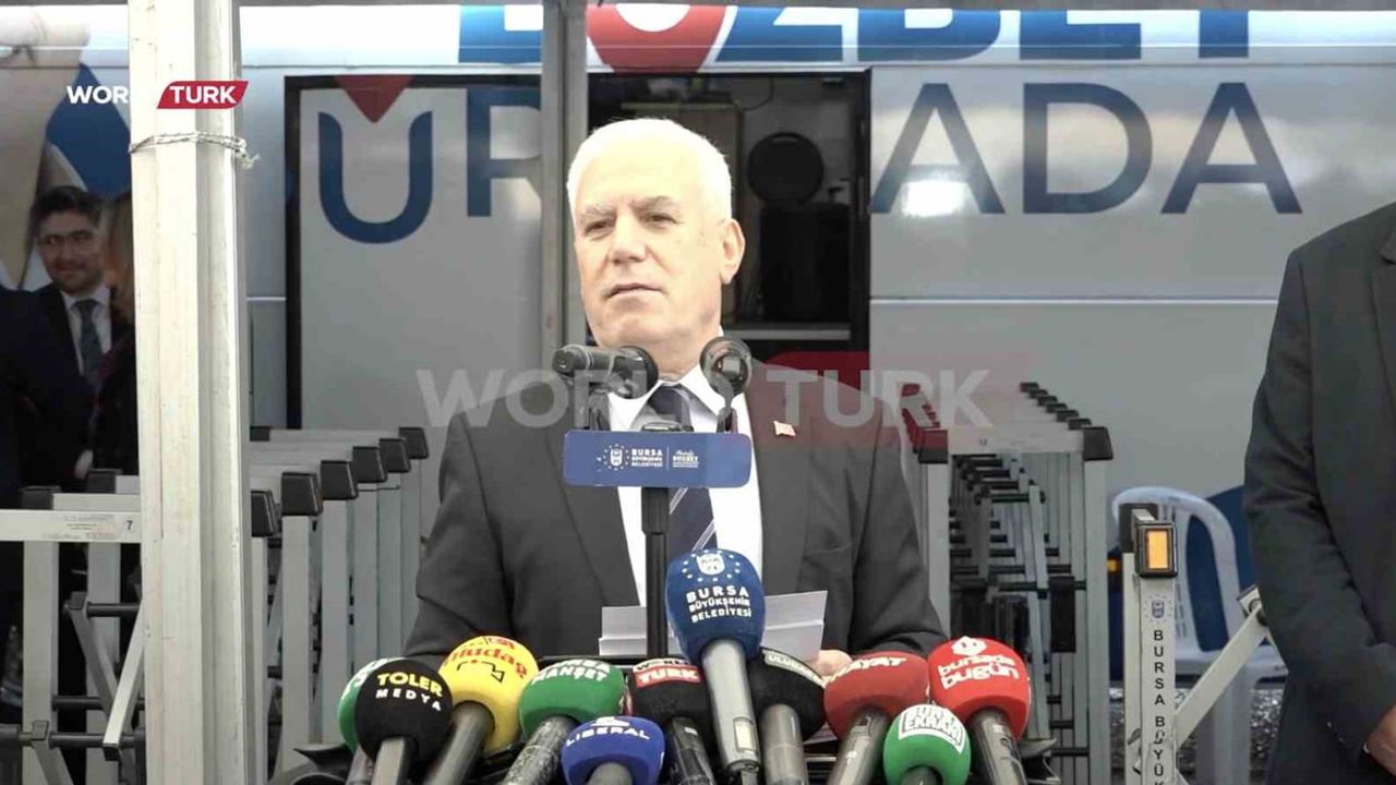 Bursa'da Bozbey'e saldırı girişimi kameraya yansıdı