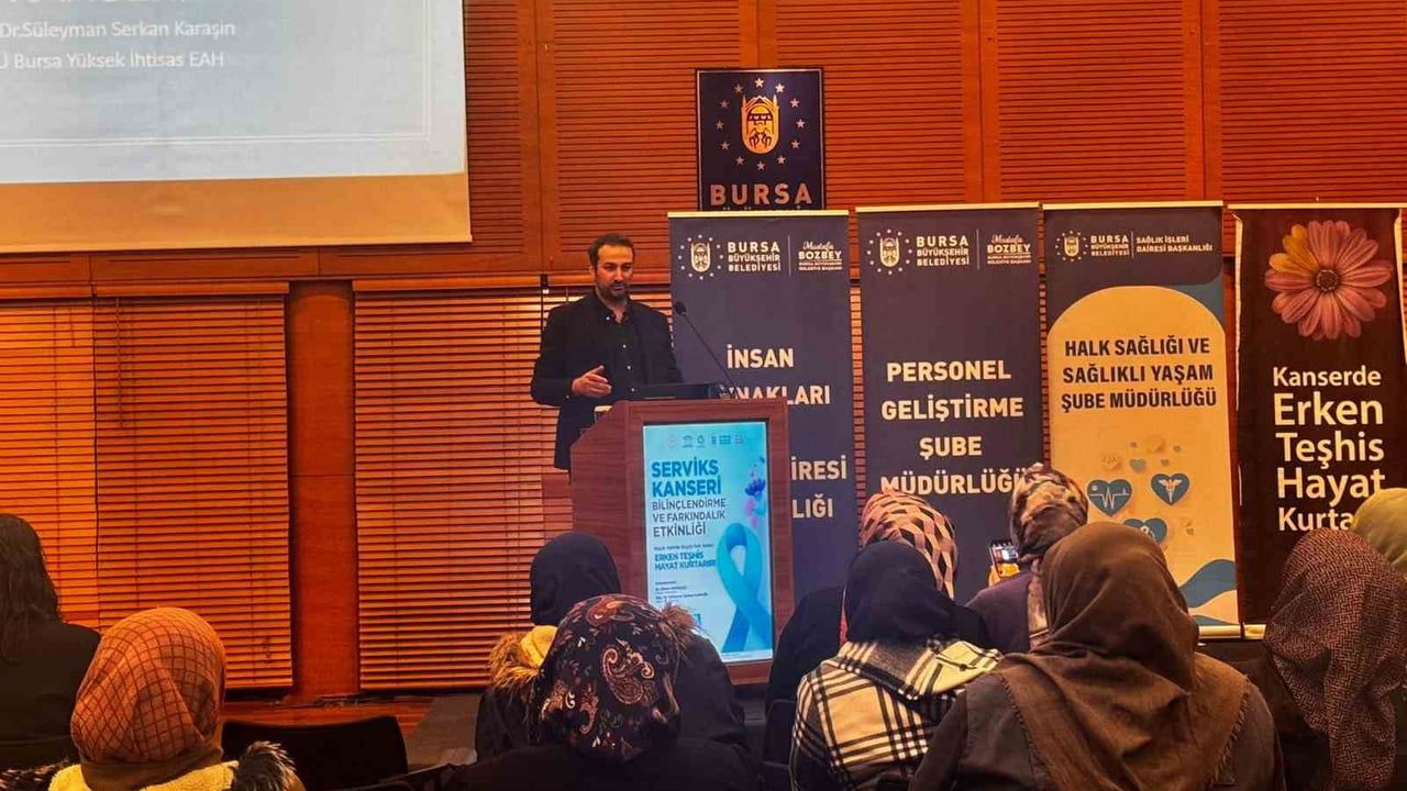 Bursa'da Serviks Kanseri Farkındalık Etkinliği: Erken Teşhisin Önemi Vurgulandı