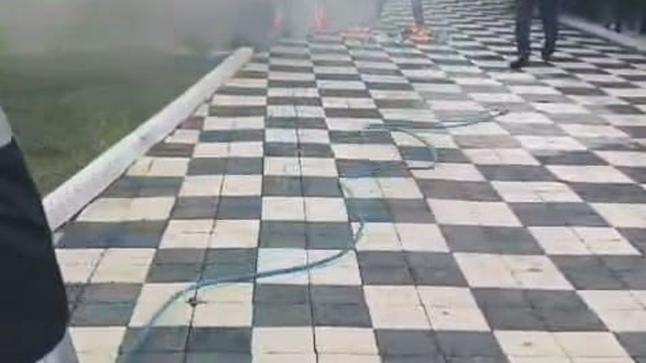 Bursa İnegöl Hasanpaşa'da yazlık evde yangın söndürüldü