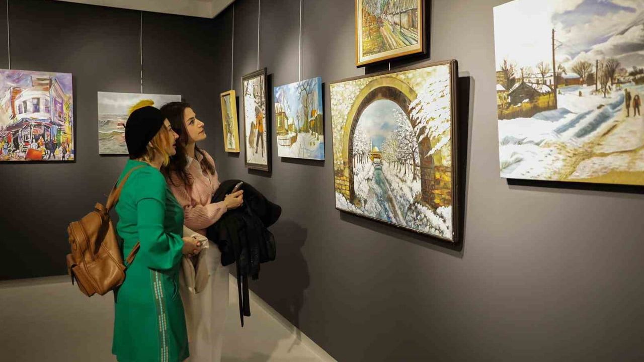 Bursa Kent Konseyi’nin 'Yeni Yıla Merhaba' Resim Sergisi Sanatseverlerle Buluştu