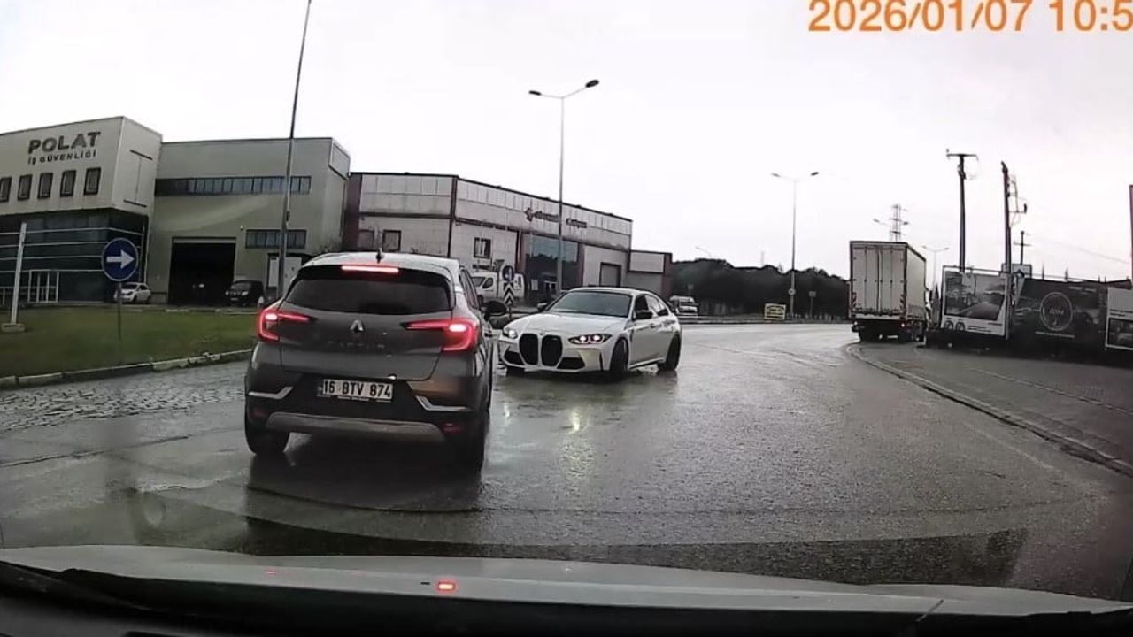 Bursa Nilüfer'de cadde ortasında drift cezası: Sürücüye 58 bin TL para cezası ve 2 ay ehliyet el koyma