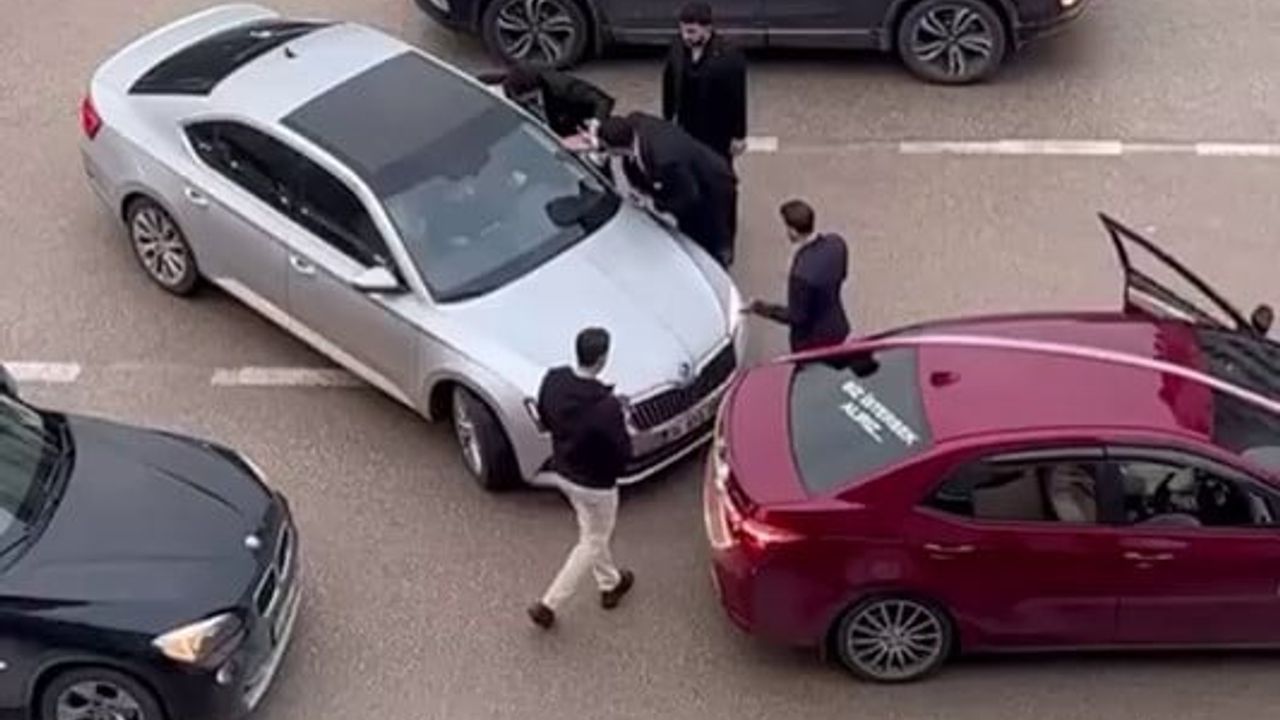 Bursa Nilüfer'de düğün konvoyunda tartışma polis müdahalesiyle sonlandırıldı