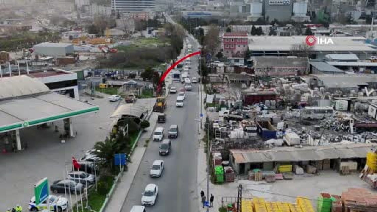 Büyükçekmece'de drone destekli denetimde 14 araca şerit ihlali cezası — 50 bin 831 lira