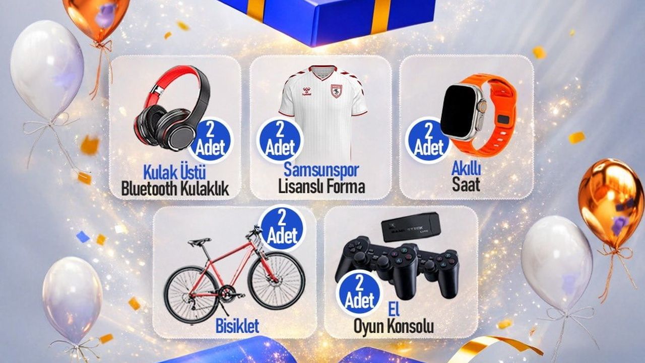 Canik Belediyesi karne hediyesi çekilişi için başvurular sürüyor