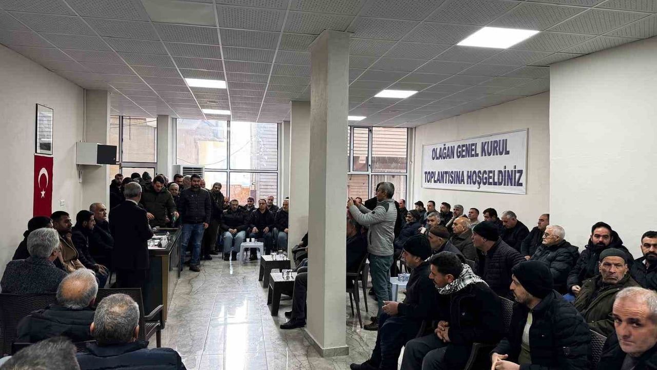 Çermik Esnaf ve Sanatkarlar Odası Başkanı Hüseyin Özdemir yeniden seçildi