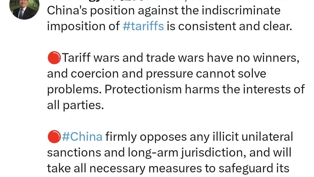 Çin'den Trump'ın İran ile Ticarete Yüzde 25 Gümrük Vergisi Kararına Tepki