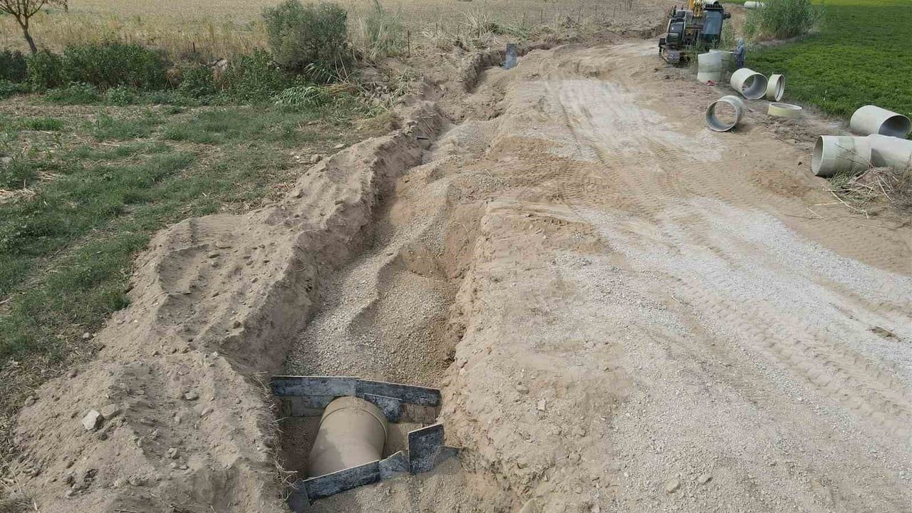 Çine Sulaması inşaatı sürüyor: 69 bin 800 dekar modern sulamaya kavuşacak