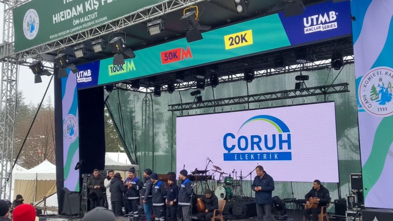 Çoruh EDAŞ, Ayder ve Uzungöl Kış Festivallerinde Kesintisiz Enerji İçin Sahadaydı