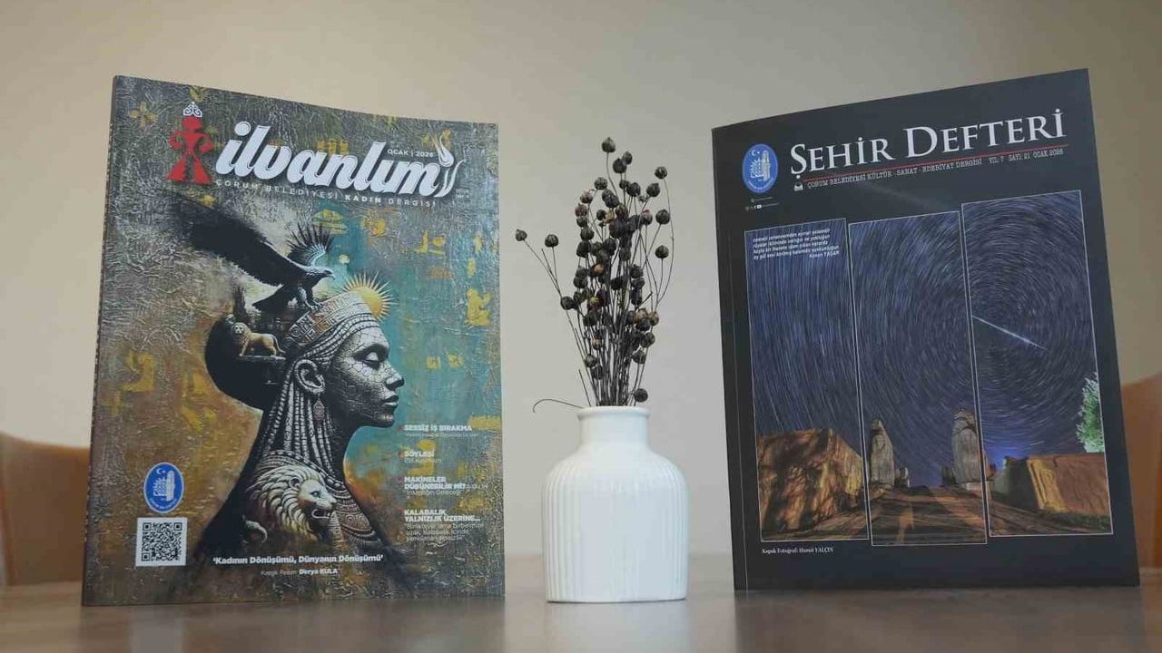 Çorum Belediyesi, "Şehir Defteri" ve "İlvanlım" 2026 sayılarıyla okurla buluştu