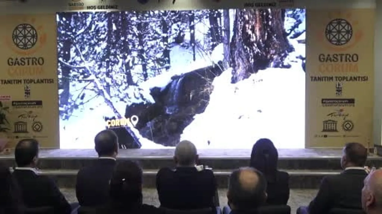 Çorum lezzetleri UNESCO hedefiyle dünyaya açılıyor: 'Gastro Çorum' projesi tanıtıldı