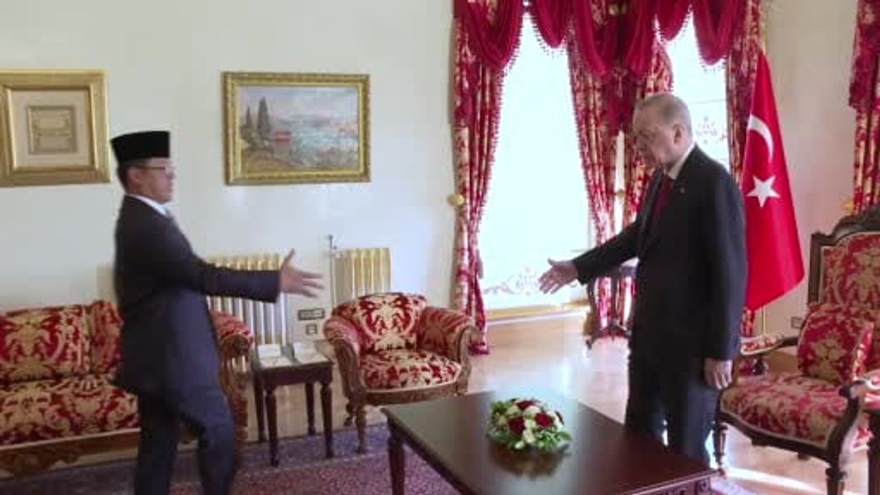 Cumhurbaşkanı Erdoğan, Endonezyalı Dışişleri ve Savunma Bakanlarını Kabul Etti