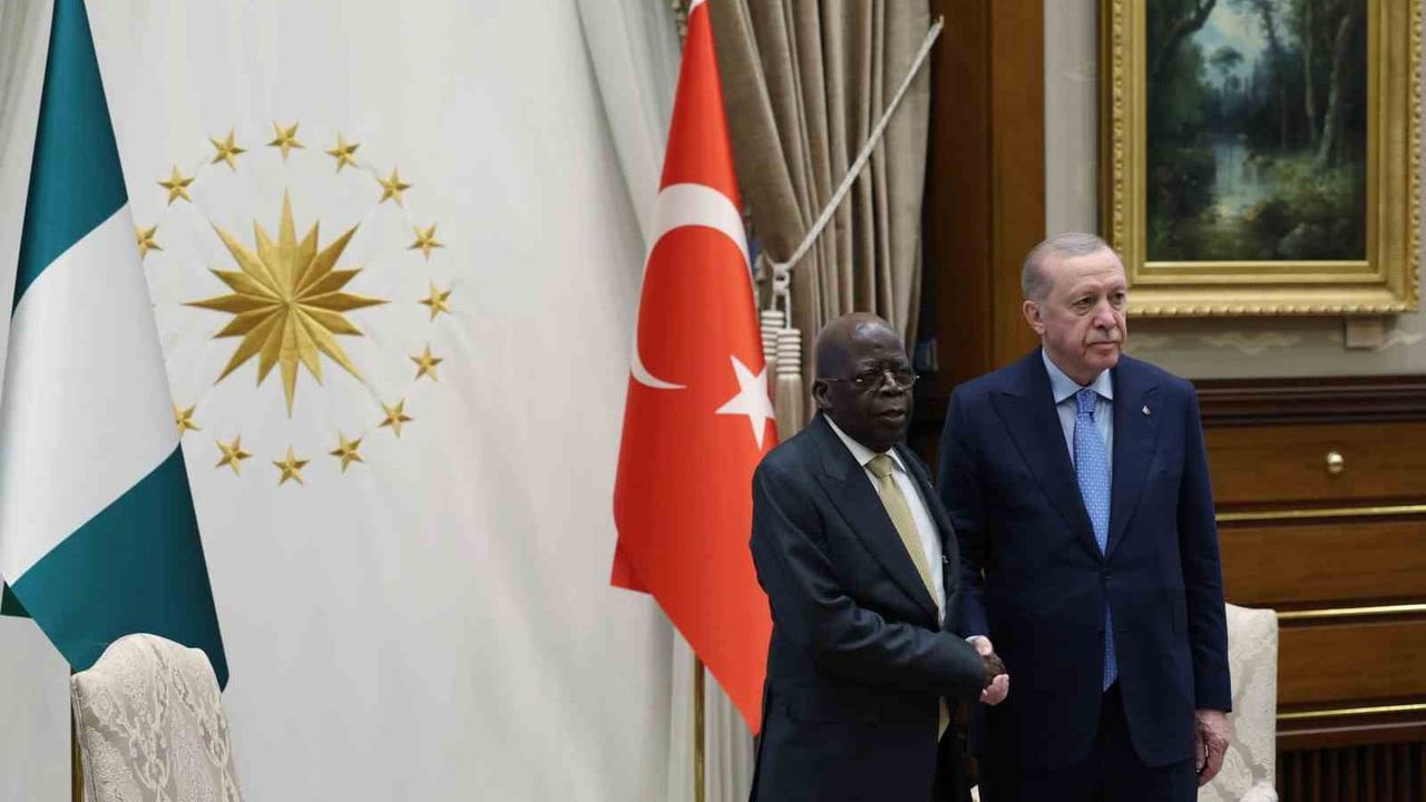Cumhurbaşkanı Erdoğan, Nijerya Cumhurbaşkanı Tinubu ile Cumhurbaşkanlığı Külliyesinde Görüştü
