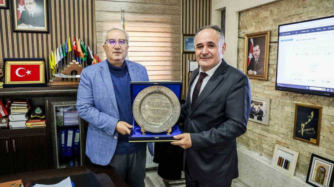 Denizli İl Kültür ve Turizm Müdürü Adem Özel Çameli Belediye Başkanı Cengiz Arslan’ı Ziyaret Etti