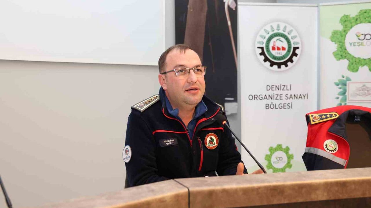 Denizli OSB’de Sivil Savunma, Afet Farkındalığı ve Yangın Güvenliği Eğitimleri Düzenlendi