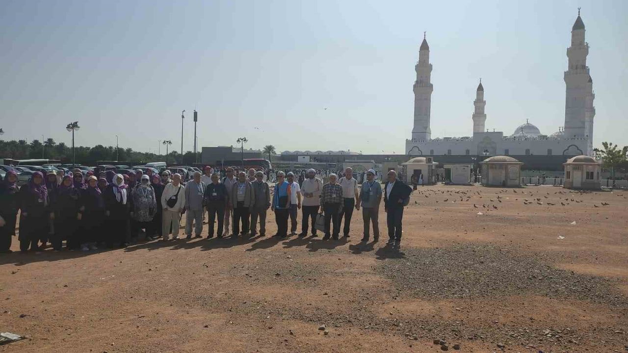 Denizli umre kafilesi Medine'de dış ziyaret programını tamamladı