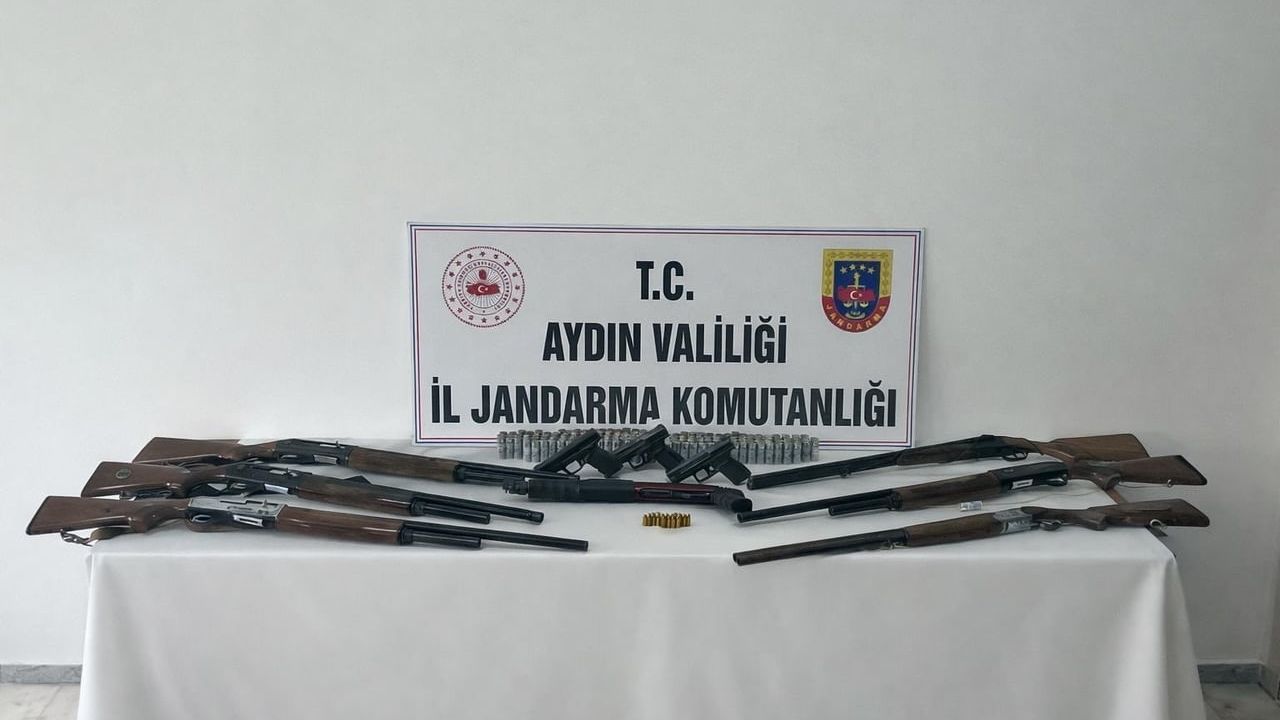 Didim'de ruhsatsız silah operasyonu: 7 kişi gözaltına alındı