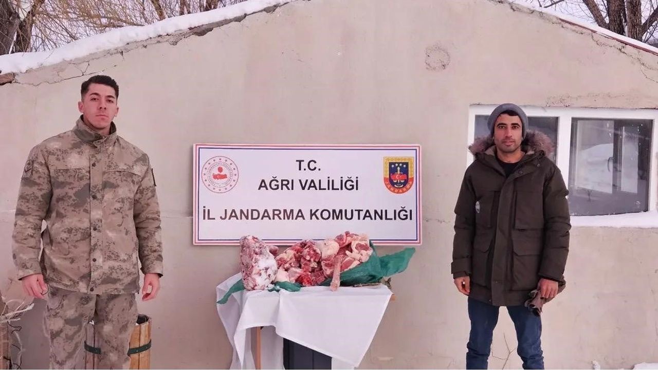 Diyadin’de Hijyen ve Taşıma Şartlarına Uymayan Etlere El Konuldu